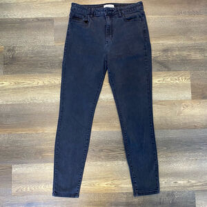 Carly Jean Los Angeles Jeans Women’s 9 Black Miller High Waist Stretch Skinny